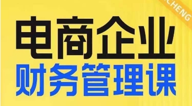 【第6098期】电商企业财务管理线上课，为电商企业规划财税