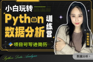 【第7255期】小白玩转Python数据分析训练营插图