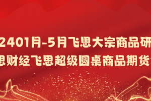 【7692期】「飞思财经」202401月-5月飞思大宗商品研究院 飞思财经飞思超级圆桌商品期货复盘